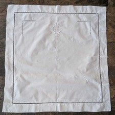 VINTAGE Kissenhülle weiß