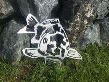 Koi karpfen edelstahl deko - karpfen,