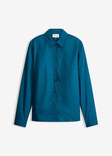 Hemdbluse 46 blaupetrol - 46,