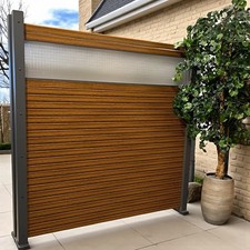 Rhombus Alu Zaun Bambus – Aluminium Sichtschutzzaun Gartenzaun