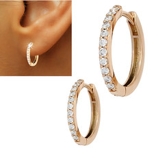 Creolen 585 echt Gold 16 mm