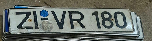 Nummernschild - 1x,