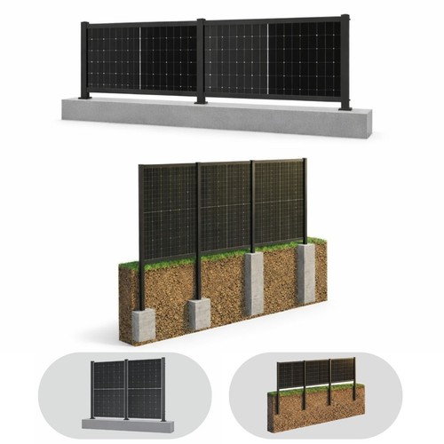 Solarzaun zaun solar vertikal - solarzaun,