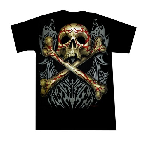 Heavy metal shirt skull - shirt,