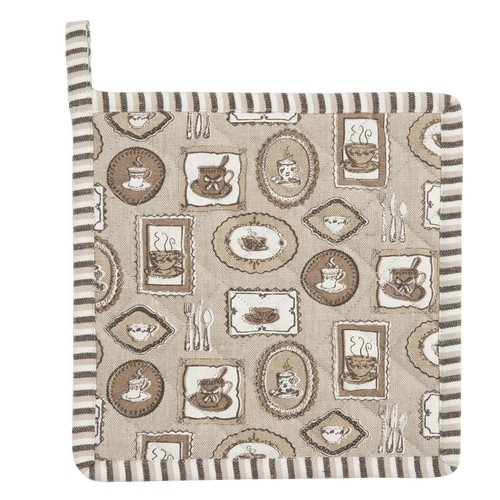 Topflappen coffee beige - ,