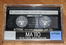 TDK MA 110 IEC IV Type IV Metal Position. 1 mal bespielt #SK