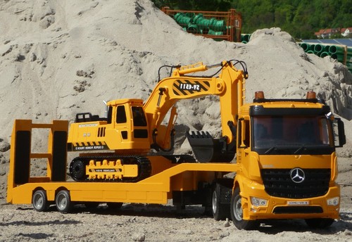 2er set tieflader - rc, lkw