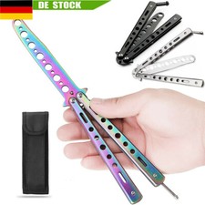 Balisong legales stumpfes Trainings-Messer Butterfly Trainer Übung Übungsmesser