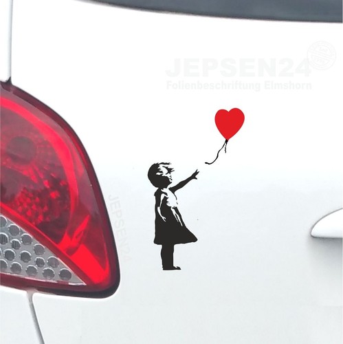 Aufkleber mädchen mit ballon - mädchen,