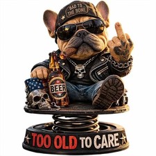 Too Old Wackelkopf Resin Figur