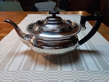 Teekanne, versilbert, englisch