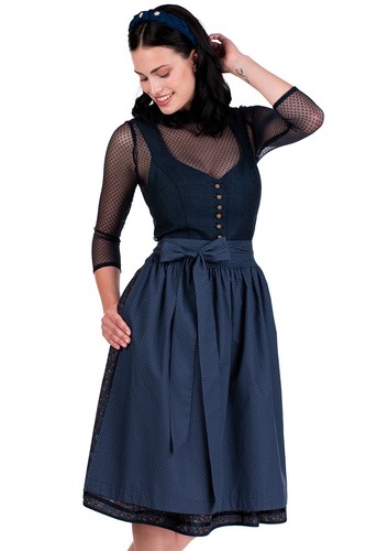 Midi dirndl kathrin deep - dirndl, ocean