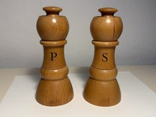 WMF Klassik Echt-Holz Salz- & Pfeffermühlen Set | CrushGrind Keramikmahlwerk