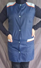 Nylon Dederon kittel schürze Vintage   Apron Gr.  42-Original 70er Jahre--RAR