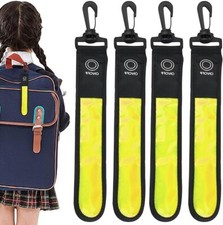 LED Blinklicht Für Schulranzen, 4 Stück Kinder Reflektoren Blinklicht Schulranze