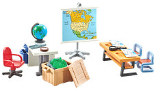 Playmobil Erdkundeunterricht