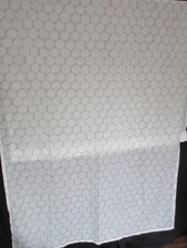 1 x Flöng Deko-Vorhang 145x300cm IKEA Wabenmuster weiß beige unbenutzt