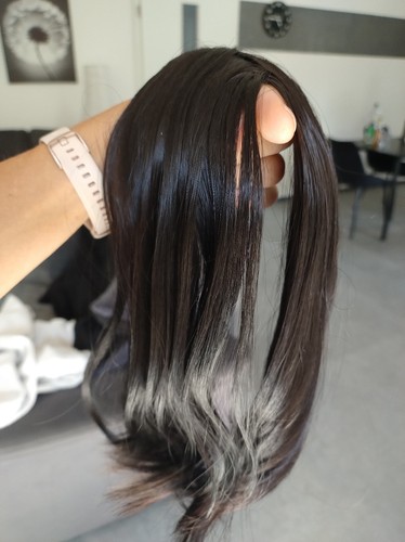 Clip bangs hair extensions - in,