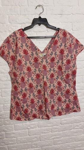 Women boden shirt pink linen - shirt,