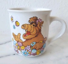 Alf Alien Productions Tasse Becher Blumen Vintage 1988 - kleine Mängel