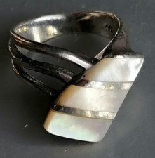 Ring  Perlmutt Silber 925
