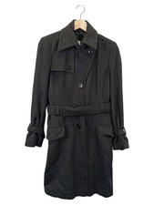 CINQUE Damen Wollmantel Gr. 36/S Grau Klassisch Elegant Kaschmir