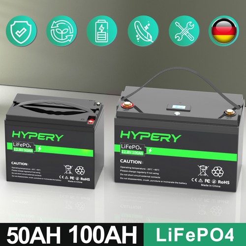 Lifepo4 akku 12v 200ah - 12v, 100ah