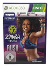 Zumba Fitness Rush (Microsoft Xbox 360, 2013) guter Zustand mit Anleitung