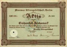 Minimax Feuerlöscher 1938 Neuruppin Stuttgart Hamburg 100 RM Bad Urach Oldesloe