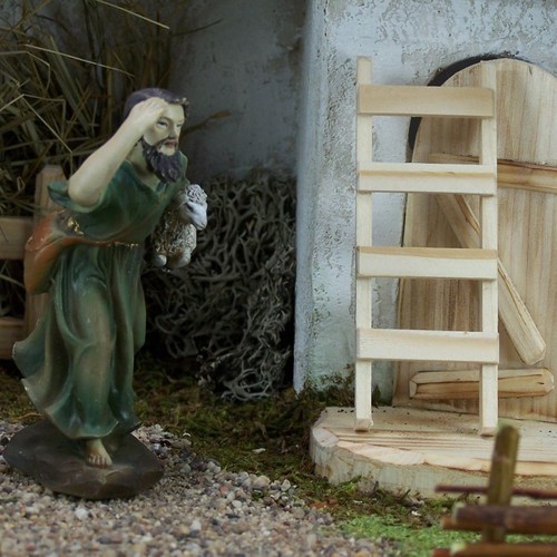 Leiter aus holz natur - leiter, natur,