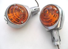 OCHSENAUGEN Oldtimer Blinker Paar ORIGINAL HELLA Gläser TÜV ALU POLIERT NEU 