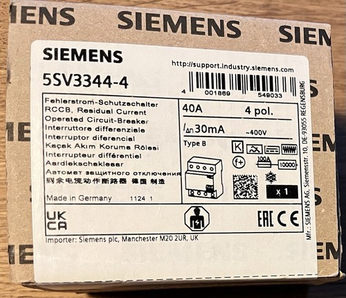Siemens schalter typ b - siemens,