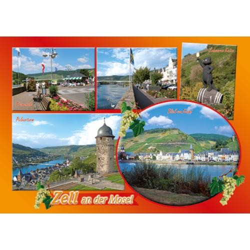 Zell der mosel postkarten - zell, an