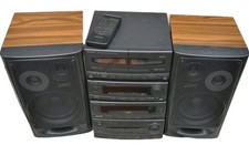 Technics Komponenten Anlage mit Lautsprecher CD Cassette Stereo