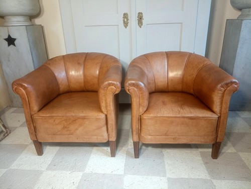Clubsessel ledersessel paar - clubsessel,