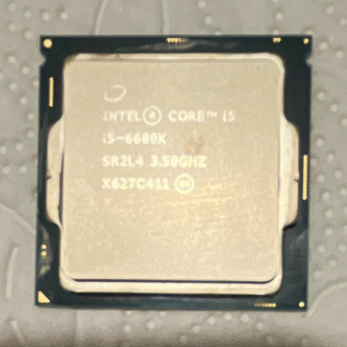 Intel core 6600k 50 - core, ghz
