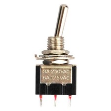 Mini Kippschalter 3A, Schalter 1 polig 3 Kontakte 1 Umschalter 2 Stellungen