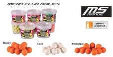 MS RANGE MICRO FLUO BOILIES 10mm / ANANAS- Pineapple