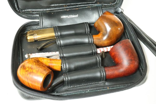 Leder pfeifentasche pfeifen - leder, 3