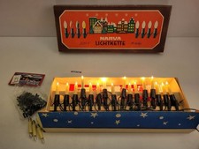 Lichterkette NARVA Beleuchtung 16-teilig DDR Deko 220V 1985 in OVP #2512238