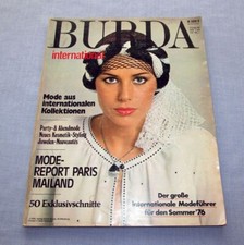 Burda International Frühling/Sommer 1976  Vintage Modemagazin  Fashion Magazine