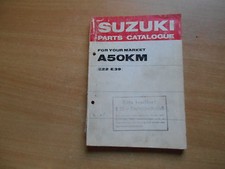  Ersatzteil Teile Katalog  Suzuki A50KM A 50 KM (E22, E39) parts catalogue 