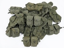 US Type Ammo En Bloc Pouch f. Garand M1 Clips Handgranate Canvas Munitionstasche