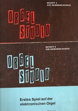  Orgel Studio  3 + 4 Schule für electronische Heimorgeln Hans Sikorski