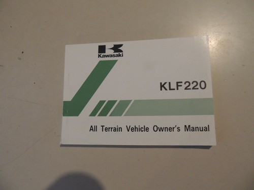 1989 quad kawasaki klf 220 - kawasaki,