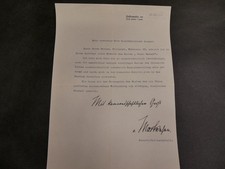 49330 - Mackensen, August von (1849-1945). OU auf Brief