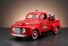 Maisto 32191 - Modellauto 1:24 Ford F-1 Pickup 48 + EL Knucklehead 36, rot NEU