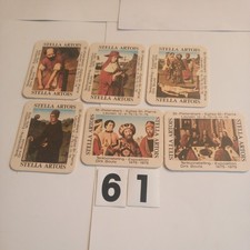 6 Stück Bierdeckel Stella Artois Serie St.-Pieterskerk Belgien? Sammlung, Nr. 61