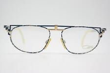 Vintage Brille Cazal 247 Blau Silber Gold Oval Brillengestell eyeglasses