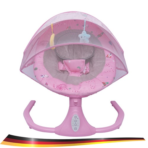 Elektrische babywippe rosa - babywippe,